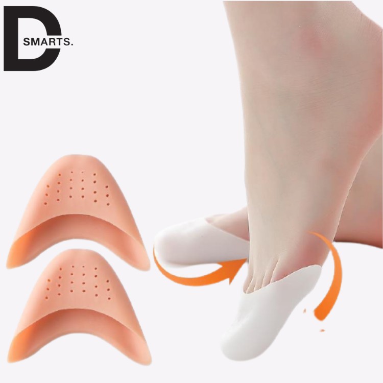 Lót ngón chân silicon mềm mịn set 2 cái | Chống đau chân,không lo trơn tuột