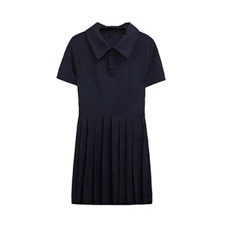 Đầm Cổ Polo Lưng Cao Xếp Ly Phong Cách Hàn Quốc Thời Trang Mùa Hè Mới Cho Nữ 2021 | BigBuy360 - bigbuy360.vn