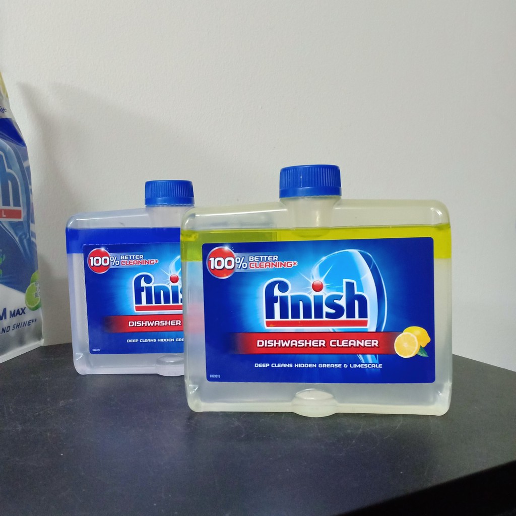 Dung dịch vệ sinh bảo trì máy rửa chén bát Finish chai 250ml