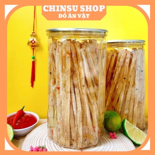 Khô cá thiều que tẩm vị CHINSU 300g đồ ăn vặt HÀ NỘI ngon bổ rẻ-CHINSUSHOP