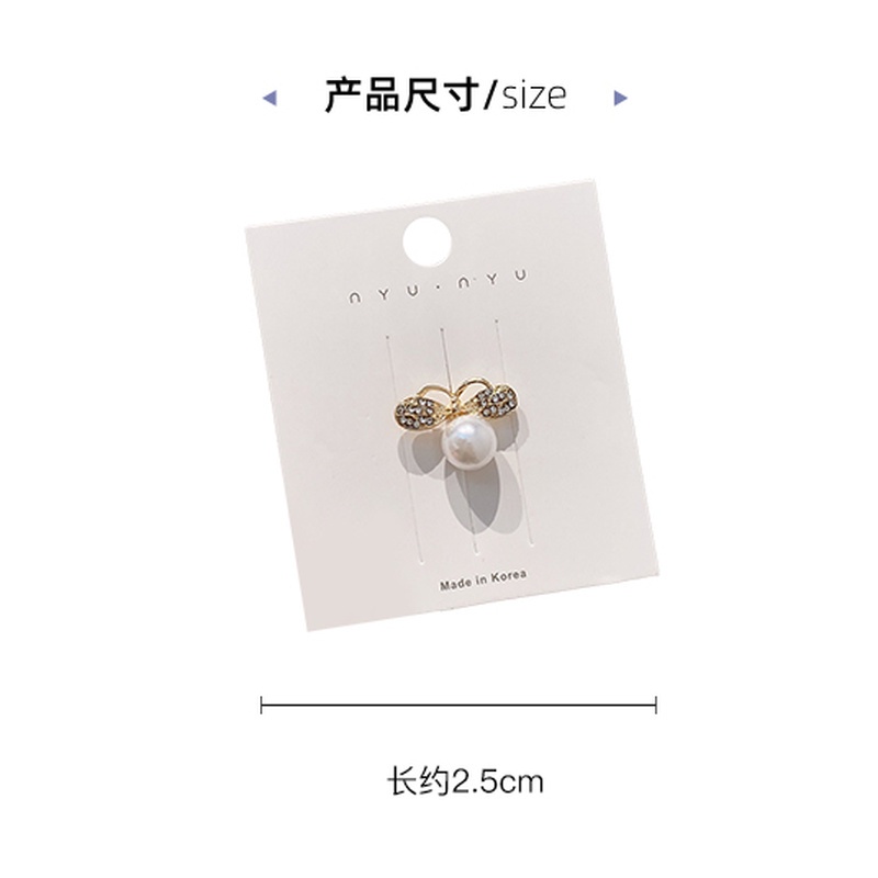 Ghim Cài Áo Đính Đá Nhỏ Nhắn Phong Cách Hàn Quốc Mới Cho Nữ