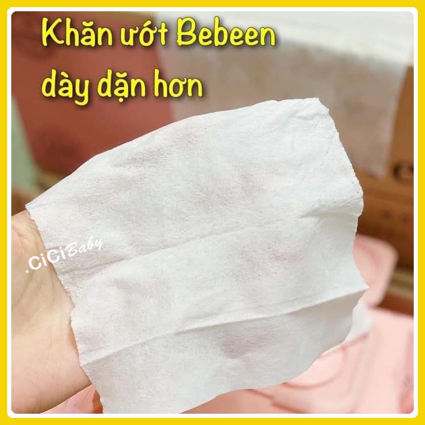 Khăn giấy ướt Bebeen Hàn Quốc không mùi an toàn lành tính