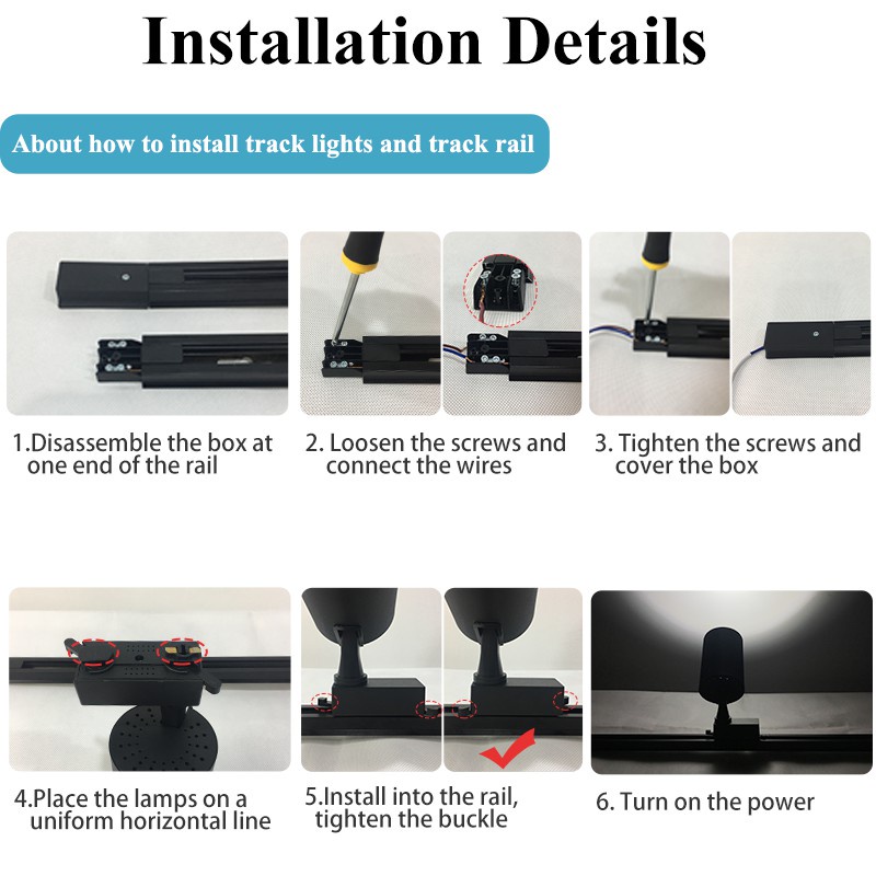 Đèn LED rọi ray CHUANGYANG COB 12W 20W 30W 40W siêu sáng tiện lợi