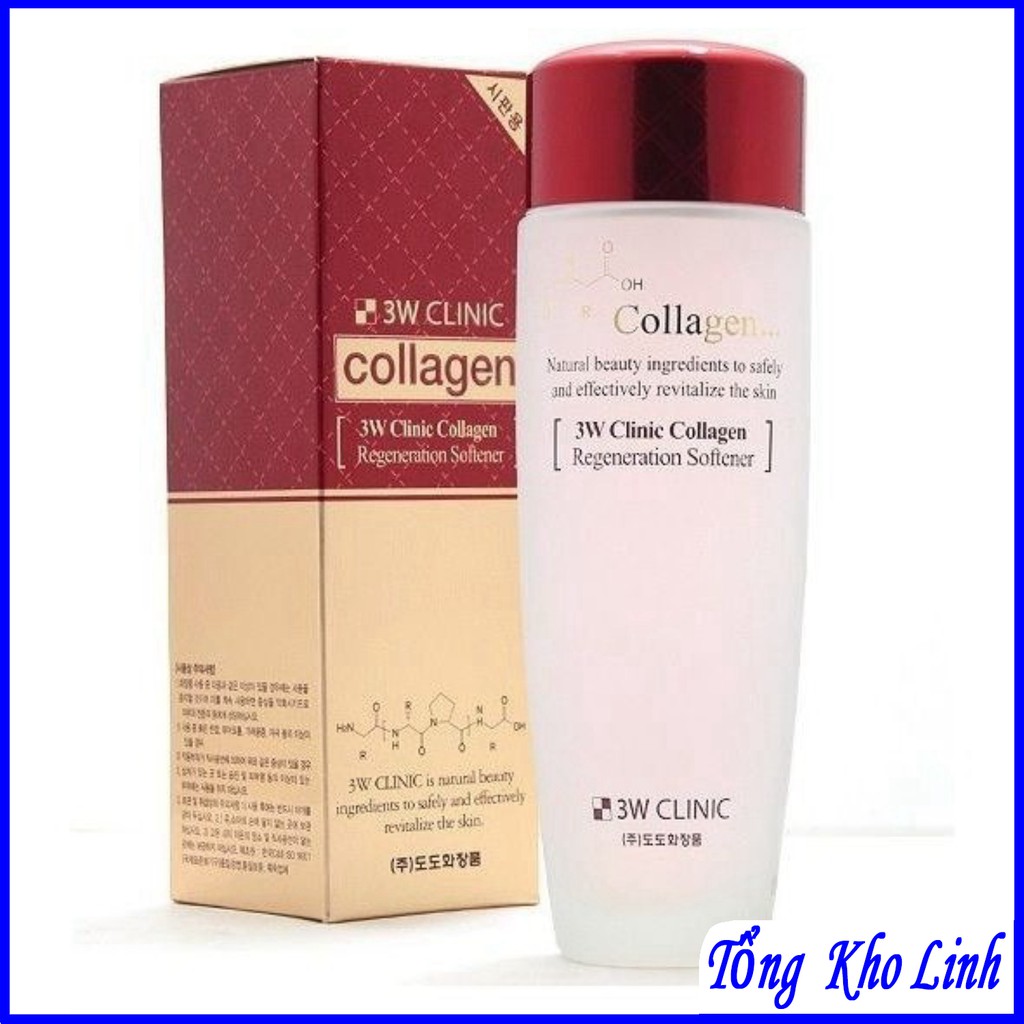 Nước hoa hồng collagen 3w clinic Regeneration Softener – Hàn quốc