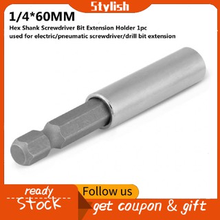 Đầu nối dài mũi khoan lục giác 60mm 1/4inch dành cho máy điện