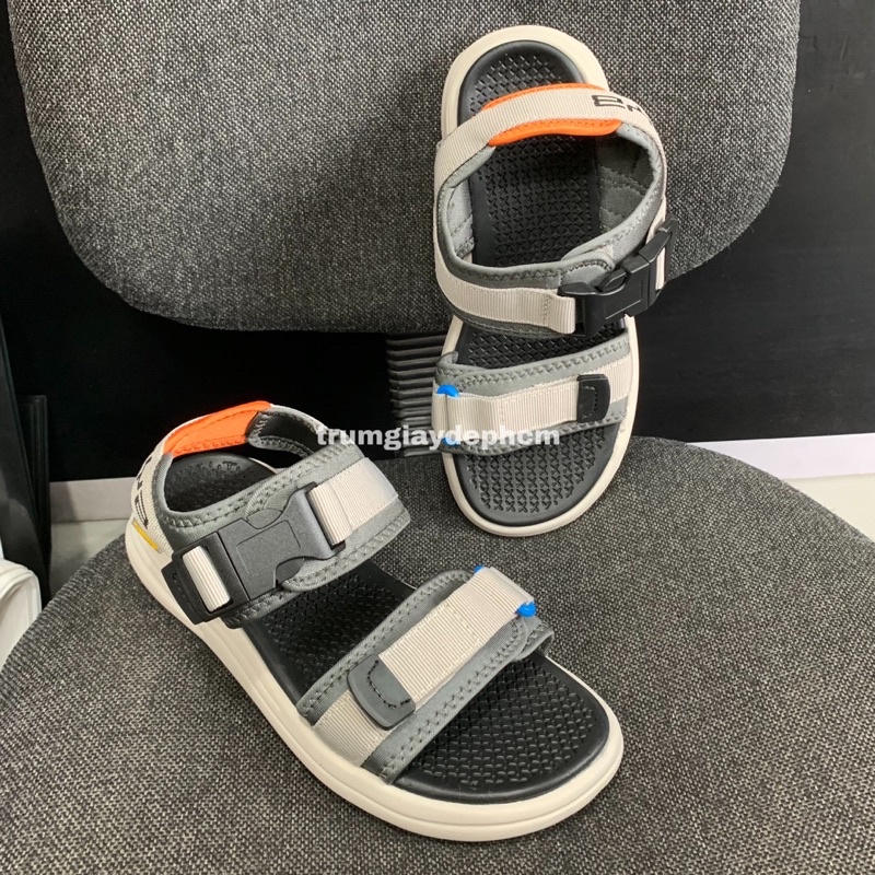 Giày Sandal Vento Chính Hãng Nam Nữ Đế Siêu Êm - NB38G Xám
