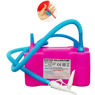 Máy bơm bóng bay bằng điện - Kèm vòi bơm bóng và dụng cụ buộc bóng