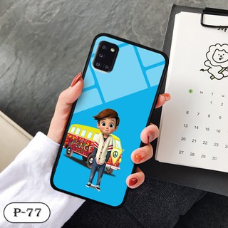Ốp lưng kính 3D Samsung A31-cute