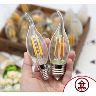 Bóng đèn Led Edison nến râu ánh sáng vàng 4W BD 6004