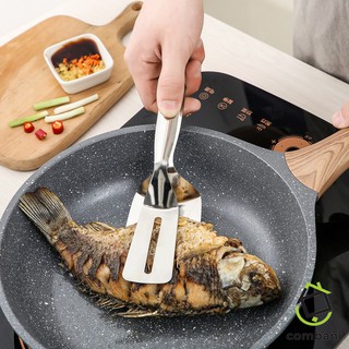 Kẹp Gắp Lật Thịt Nướng, Đồ Chiên Rán Chữ Nhật Inox NB15
