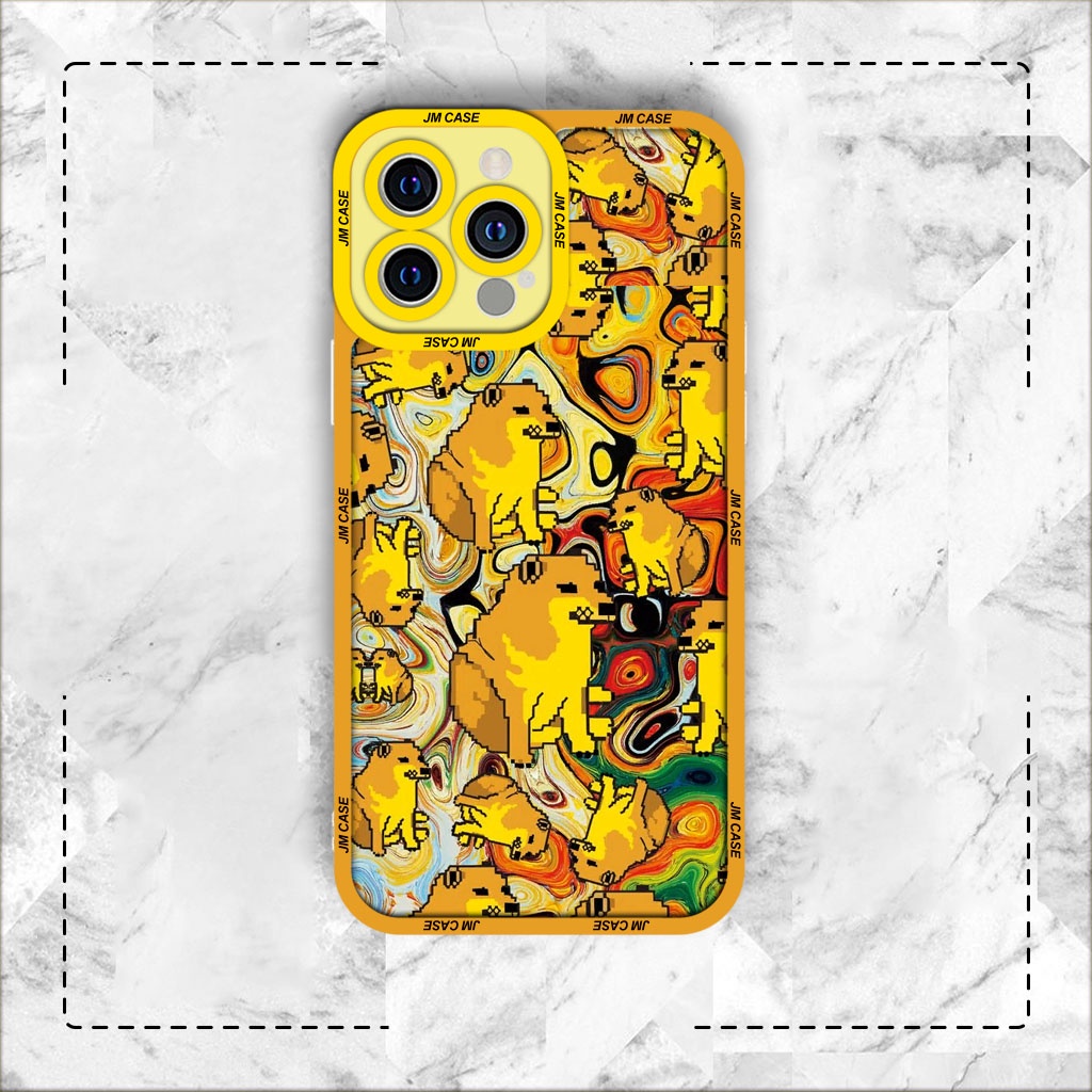 Ốp lưng iphone cạnh vuông JMCase Cheems meme cute 6plus/6s/6splus/7/7plus/8/8plus/x/xs/11/12/pro/max/plus/promax