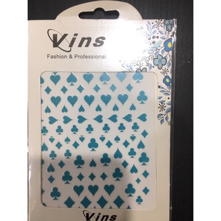 Sticker BÀI TÂY - CƠ RÔ CHUỒN BÍCH ĐEN