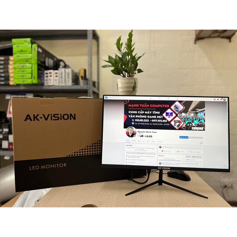 Màn Hình AK-Vision PTS 240 Full viền 75hz
