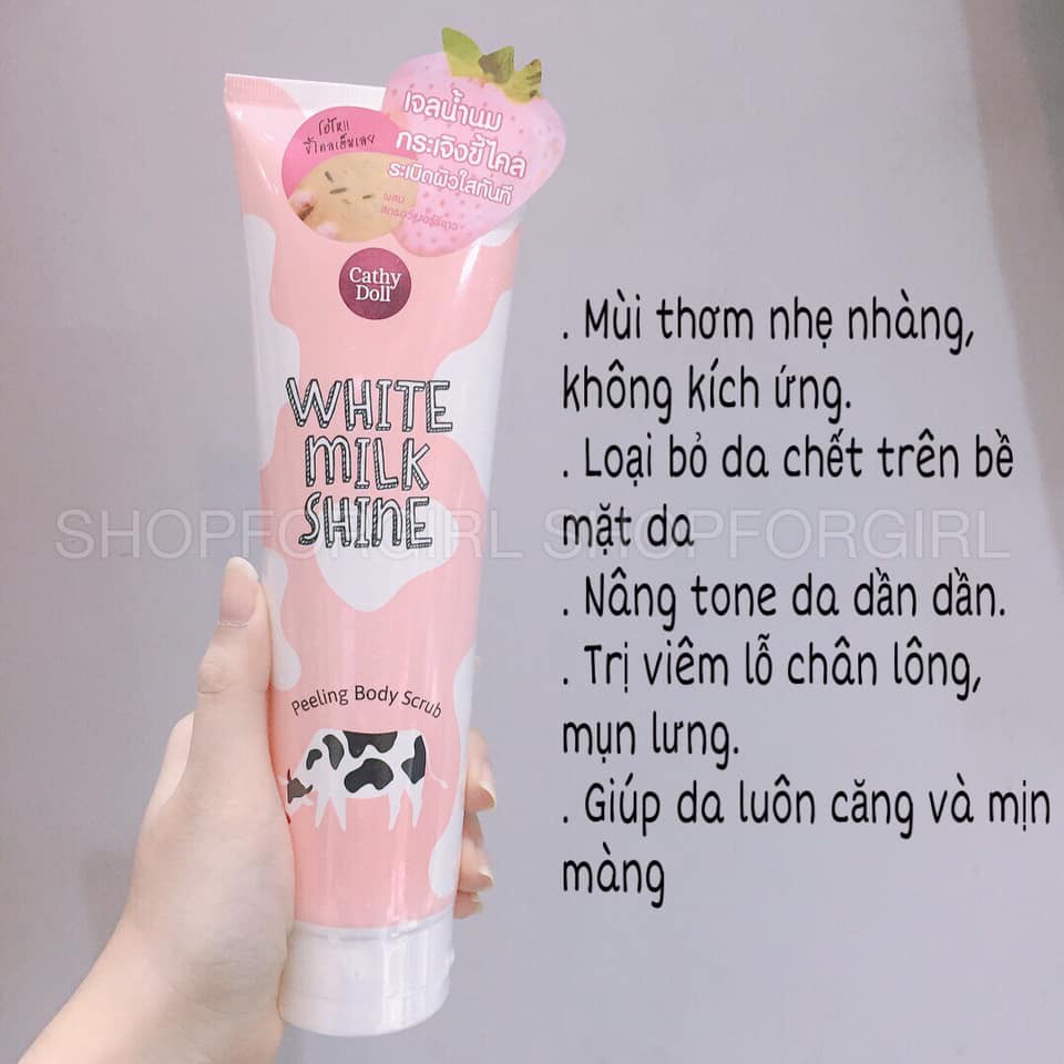 Gel tẩy tế bào body chết tinh chất sữa bò Thái Lan 320ml - shop8868