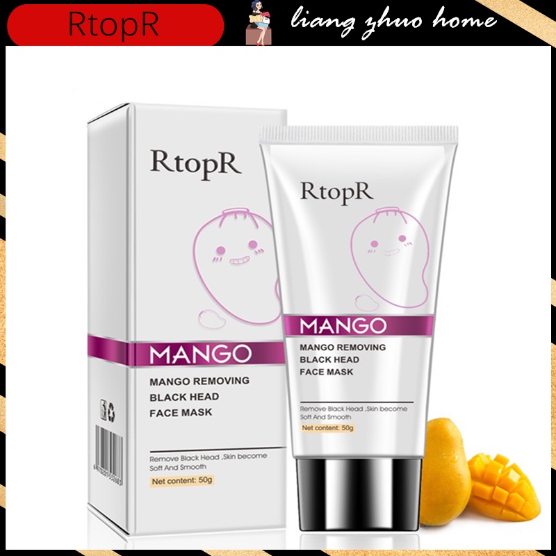 (Hàng Mới Về) Mặt Nạ Rtopr Chiết Xuất Xoài Vitamin C Dưỡng Ẩm / Hỗ Trợ Giảm Mụn Đầu Đen / Tẩy Tế Bào Chết / Làm Trắng Da / Hỗ Trợ Giảm Mụn Trứng Cá