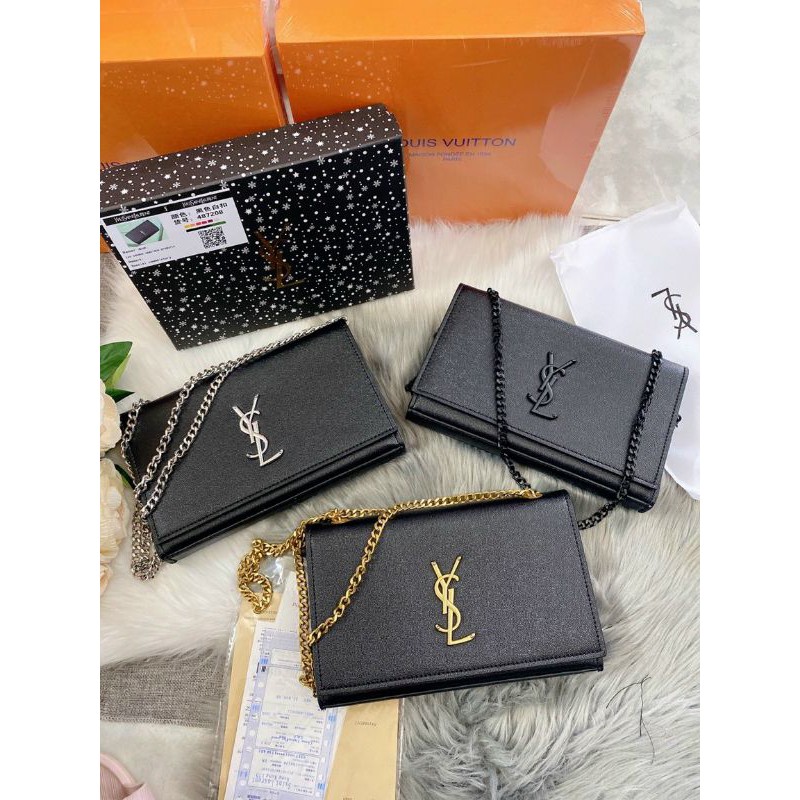 TÚI XÁCH NỮ Y.S DA CÁ ĐUỐI SZ 24CM