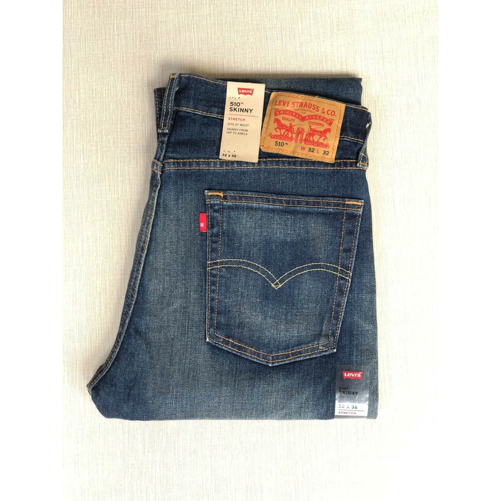 Quần Jean Nam Levi's 510 Skinny Fit - Birdman Medium Wash | Shopee Việt Nam