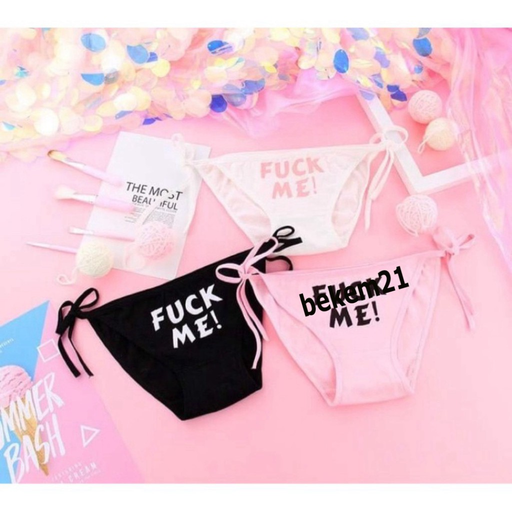(𝓗𝓸𝓽 𝓢𝓪𝓵𝓮) QUẦN LÓT DÂY THẮT EO SEXY - FxCK ME & TOUCH ME - HÀNG XỊN QUẢNG CHÂU - MẪU MÃ ĐỘC LẠ - GIAO NGẪU NHIÊN