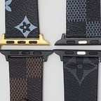 Mẫu Dây Đeo LV Apple Watch Strap 38/40mm 42/44mm Thiết Kế Thời Trang Bằng Da Mềm Bền Cho iWatch Series SE 1/2/3/4/5/6