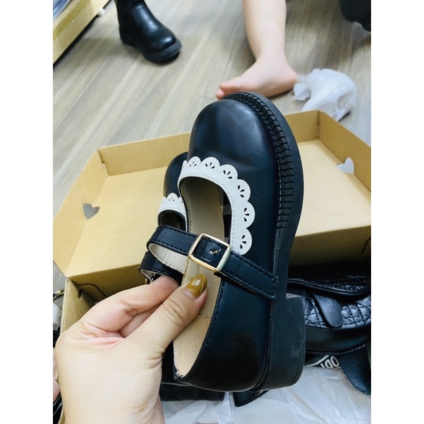 Giày búp bê tiểu thư bé gái PASS