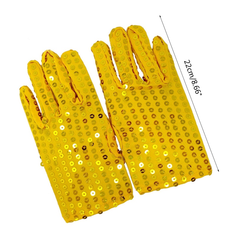 Găng Tay Sequin Lấp Lánh Dùng Để Biểu Diễn Sân Khấu Cho Nam Và Nữ