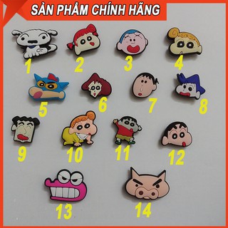 Jibbitz Gắn Dép Cros hình Gia Đình Shin ngộ nghĩnh đáng yêu