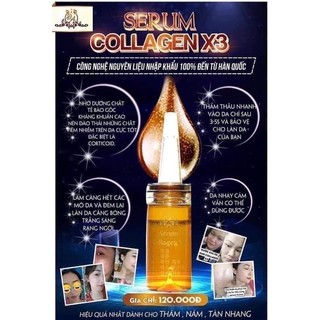 Serum Collagen X3 chính hãng mỹ phẩm  Đông Anh