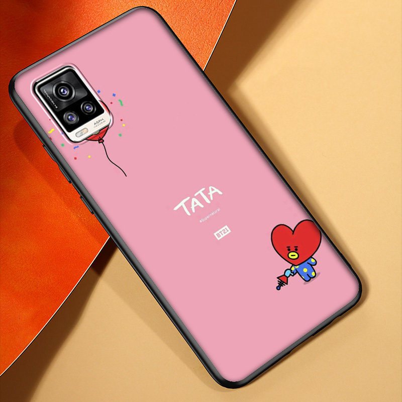 BTS BT21 Ốp Lưng Silicone In Hình Bt21 Dễ Thương Cho Vivo Y11 Y12 Y15 Y17 Y20 Y55 Y55S Y69 Y71 Y81 Y81S Y91 Y91C Y93 Y95