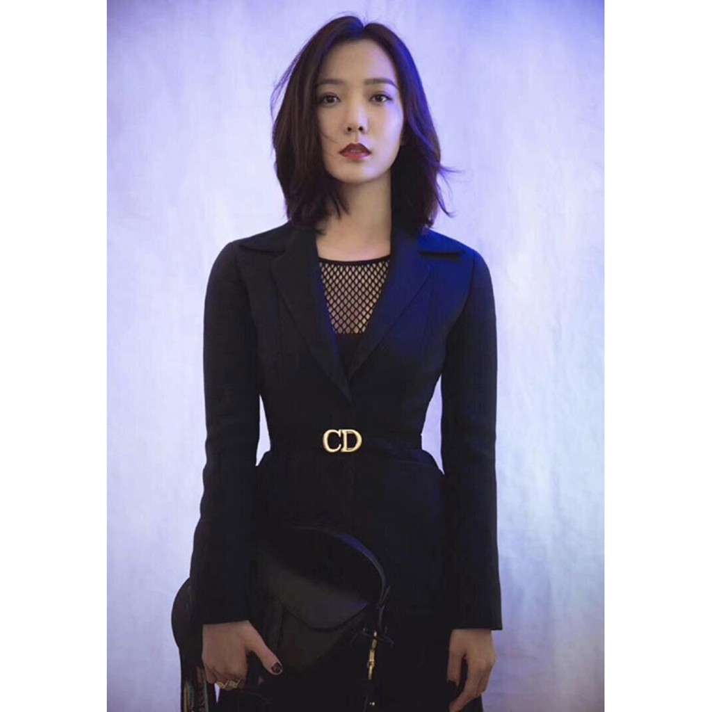 Thắt lưng nữ mặt C D thời trang cá tính