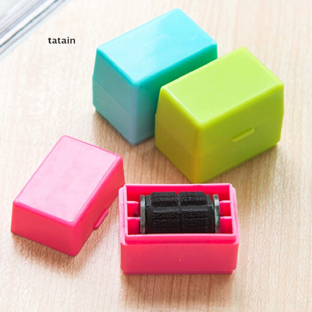 [TAT] NEW Confidential Seal Security Hide ID Garbled Self-Inking Rubber Stamp Protect Identity Theft Stick Confidential