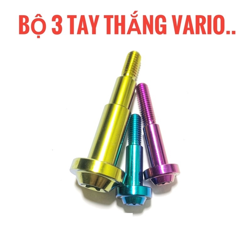 Bộ 3 Ốc tay thắng + tán GR5 dành cho Xe Vario