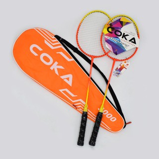🏸 BỘ 2 CÂY VỢT CẦU LÔNG COKA-3000