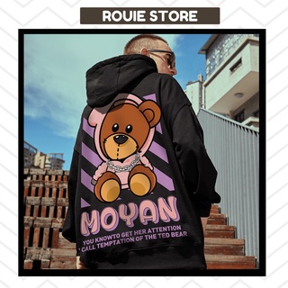 OrderBig size Áo Hoodie GẤU NOYAN Nam Nữ phong cách Hồng Kong có size lớn