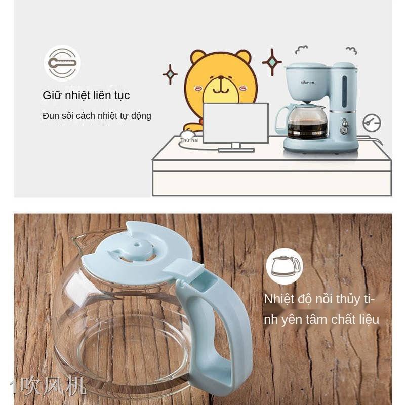 TBear / Bear KFJ-A06K1 Máy pha cà phê gia đình mini hoàn toàn bán tự động bình pha cà phê nhỏ giọt bán tự động