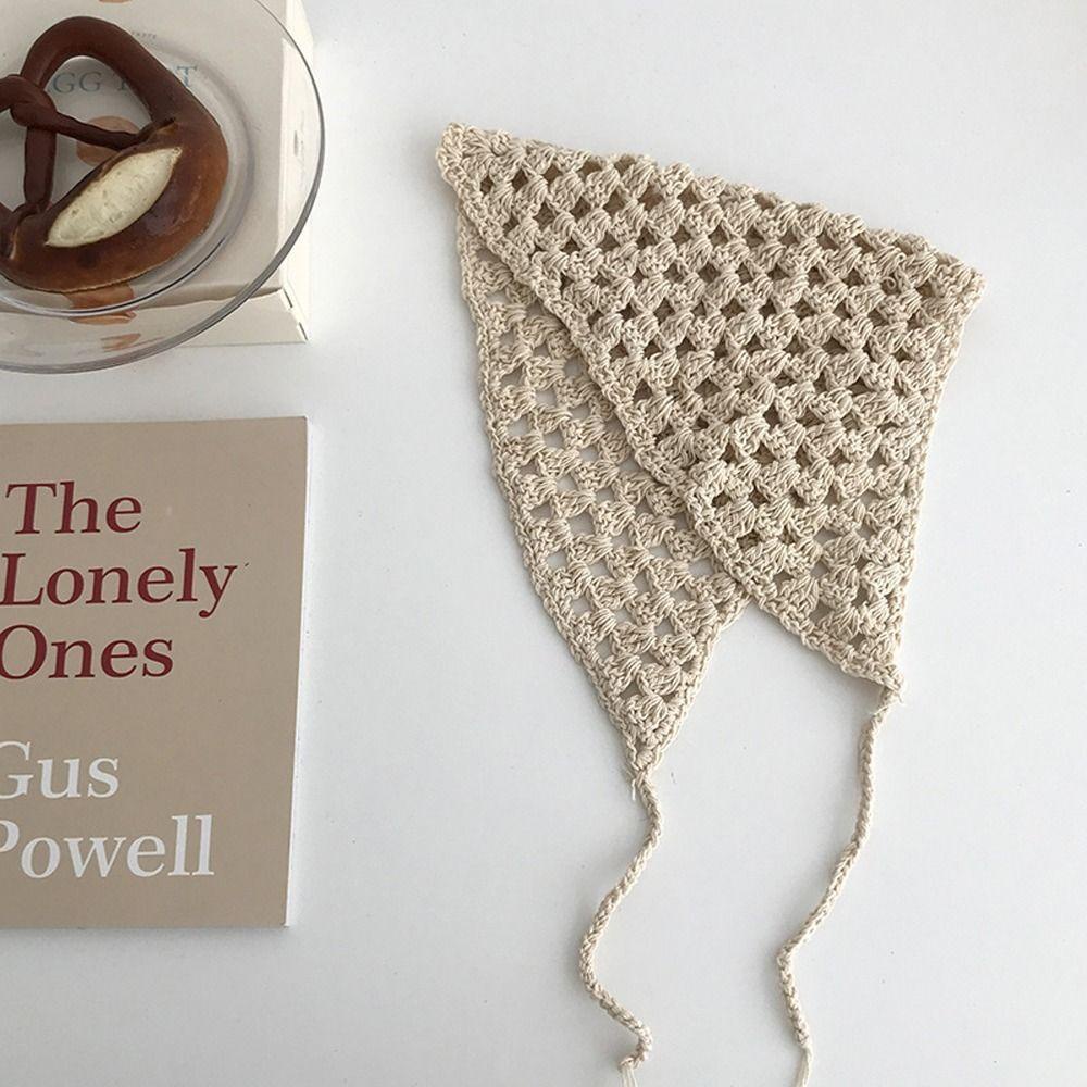 Băng Đô Cài Tóc Màu Trơn Khoét Rỗng Phong Cách Đồng Quê Cho Nữ