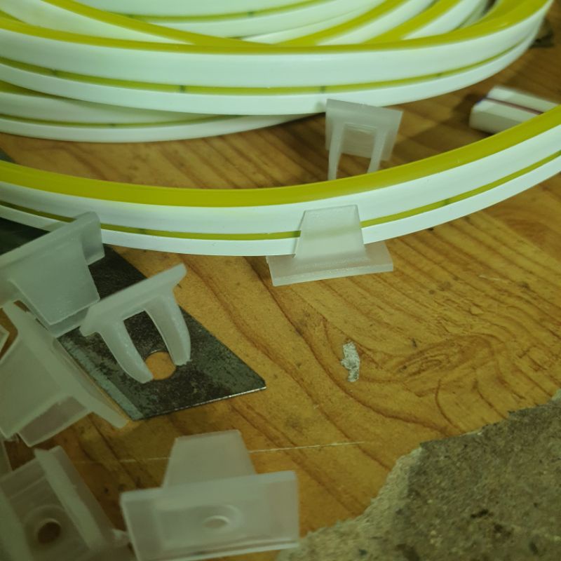 Combo 10 Đầu Bịt Neon - Lắp bịt Neon 6x12mm- Đầu bịt chống nước Led Neon - trong nhà Led neon- Kẹp Định Hình Neon