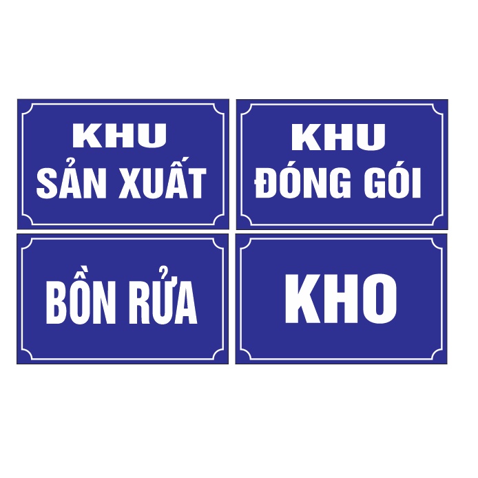 Bảng số nhà - biển số nhà, bảng công ty bằng mica nhiều kích thước