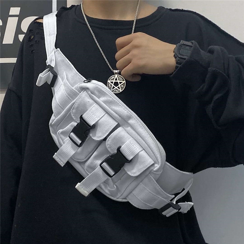 Túi đeo chéo vai chất liệu canvas kiểu dáng trẻ trung cổ điển | BigBuy360 - bigbuy360.vn