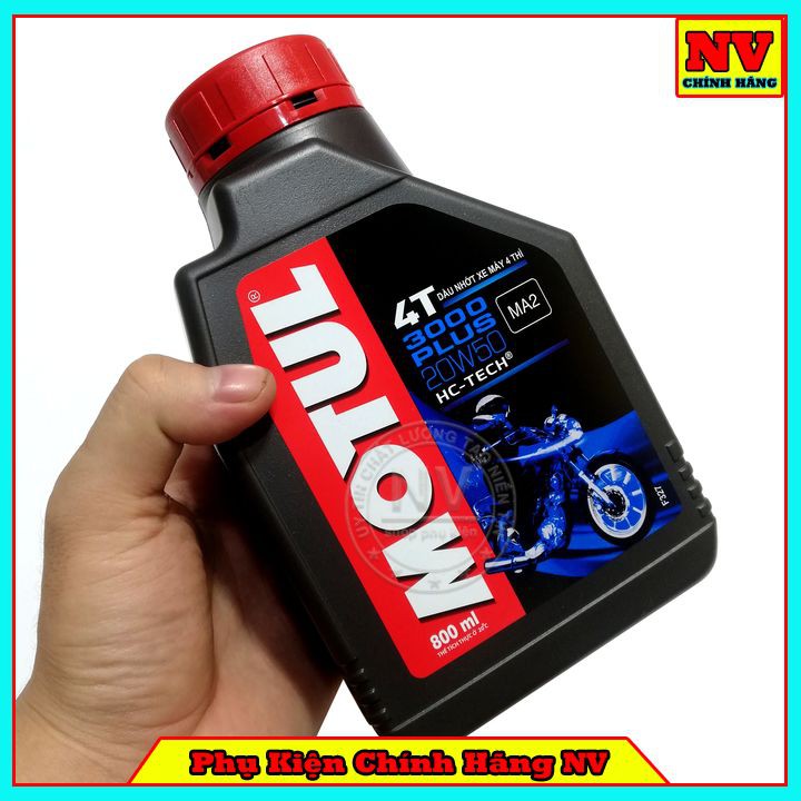 Nhớt Motul 3000 Plus 4T 20W50 Dành Cho Xe Số Và Tay Côn