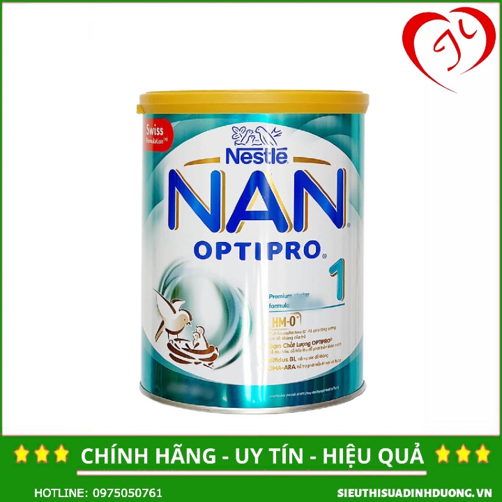 Combo 2 lon sữa Nan Pro số 1 400g