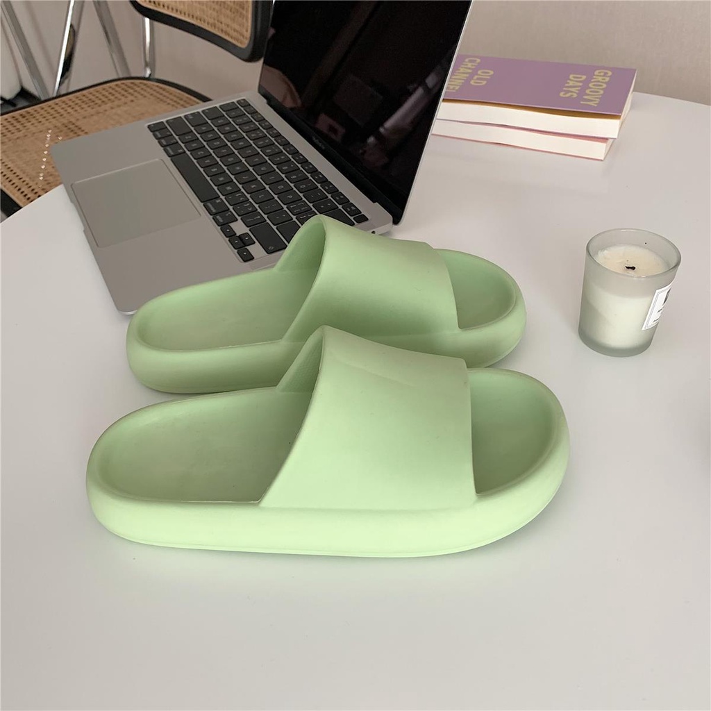 Dép Đi Trong Nhà Đế Mềm Màu Trơn Kích Thước 36-45 Dành Cho Nam Và Nữ