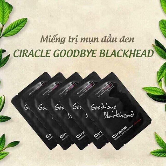 1 MIẾNG LỘT MỤN ĐẦU ĐEN GODD BYE BLACKHEAD CIRACLE ĐÁNH BAY MỤN ĐẦU ĐEN TỨC THÌ