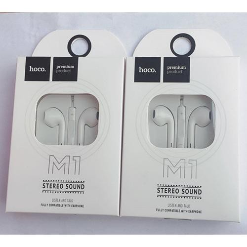 Tai nghe nhạc Hoco M1 có mic cho táo samsung