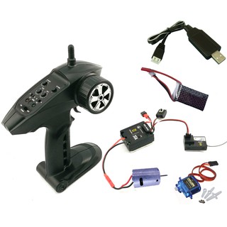 Bộ điều khiển 2 kênh 2.4G làm tàu, xe