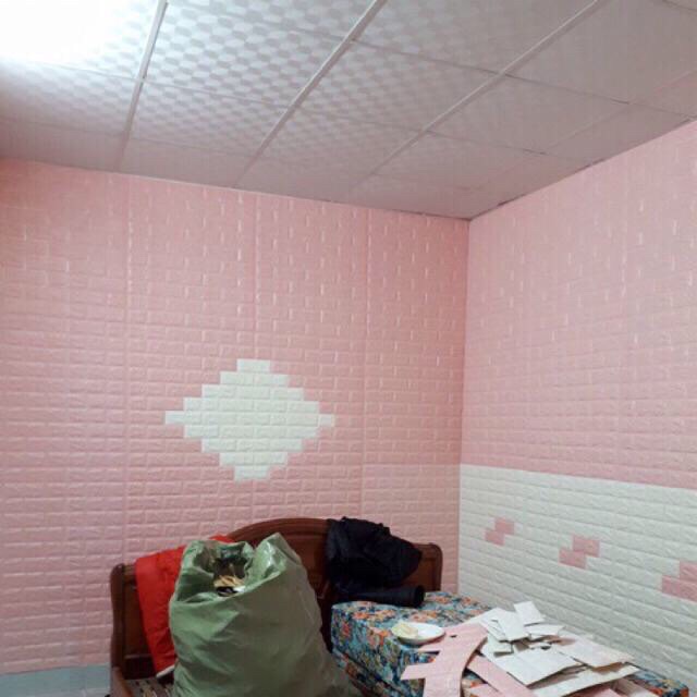 Xốp dán tường 3d kích thước 70cmx77cm cam kết hàng dày 5mm | BigBuy360 - bigbuy360.vn