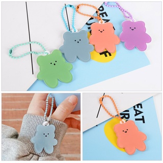 Móc khóa acrylic chuỗi hạt hình gấu đáng yêu