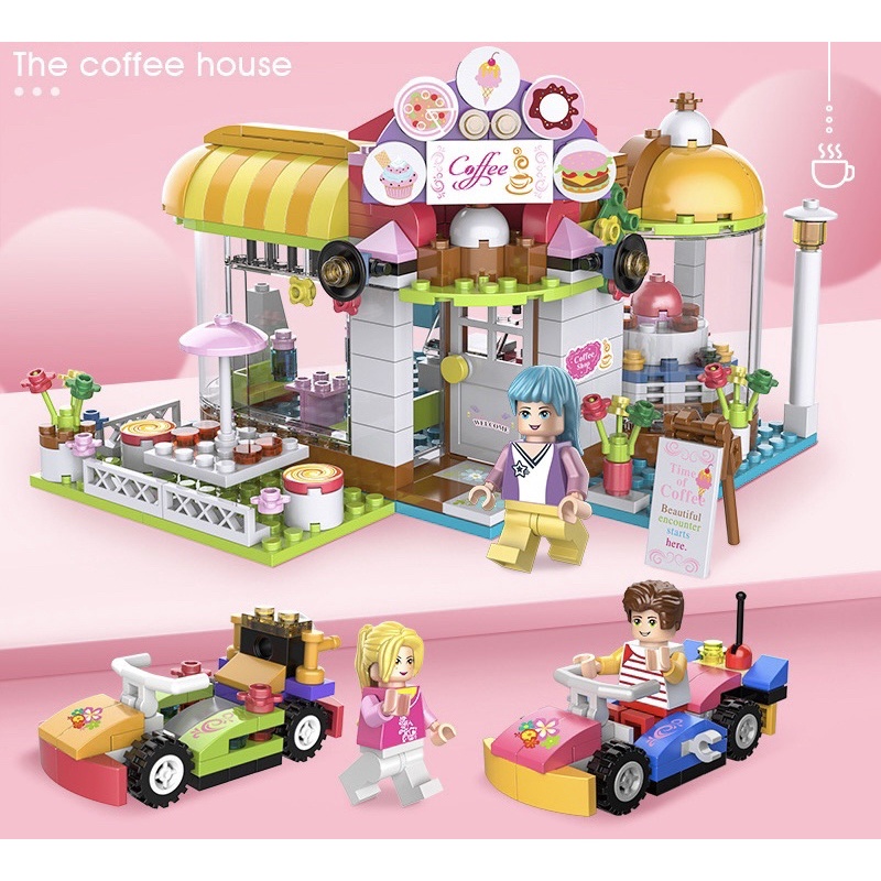 Bộ Xếp Hình Lắp Ráp Ngôi Nhà Trên Cây TREE HOUSE - Tiệm Coffe HOUSE