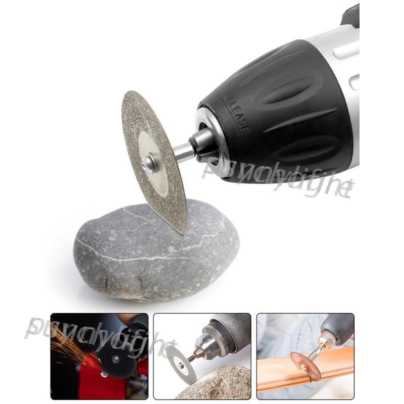 Đĩa cắt kim cương kèm mũi khoan 3mm 50/60mm