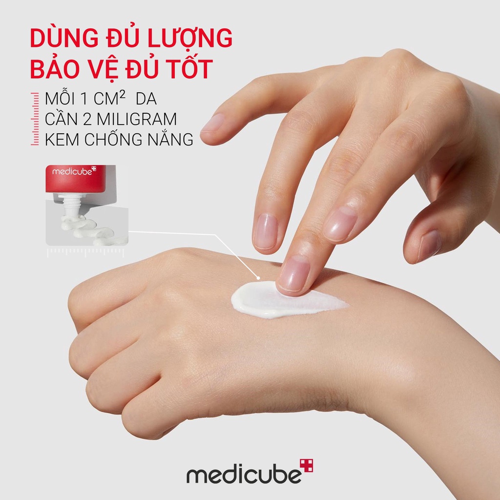 Kem Chống Nắng Dành Cho Da Dầu, Mụn Medicube Red Moisture Real Sun Cream