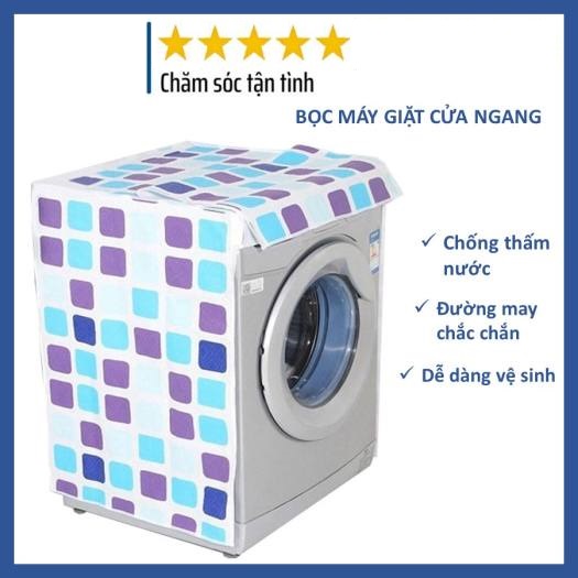 Bọc máy giặt chống thấm dưới 10kg LOẠI DÀY cho cửa đứng, cửa ngang